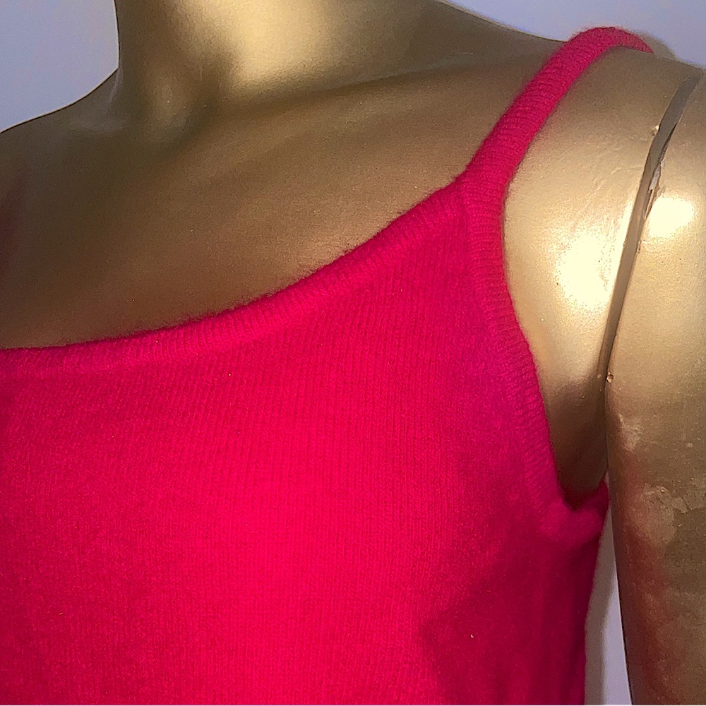 Cyrus Fuzzy Tank Top With Open Back - image 2